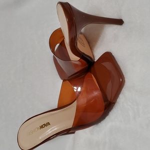 Fashion Nova heel Sandal 6 brown (Ss26)